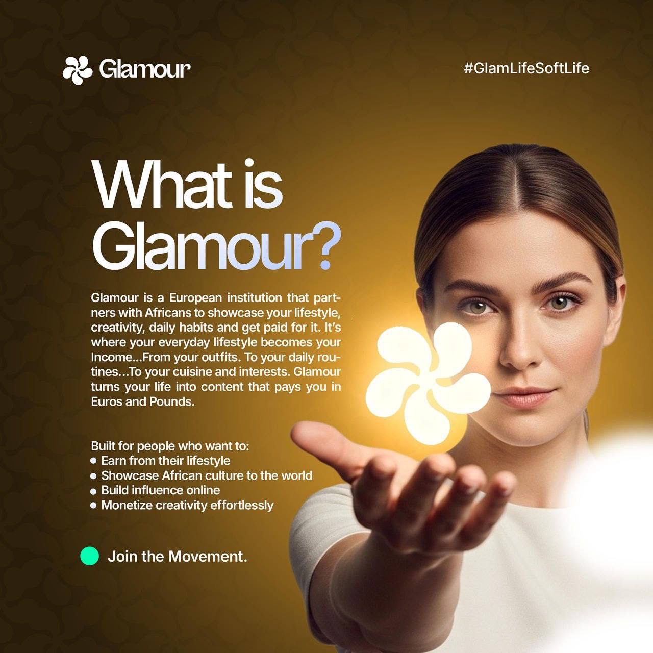 Glamour lifestyle studio